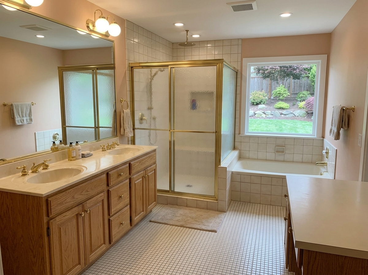 The bathroom before the Armada remodel